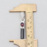 925 Sterling Silver Black Tourmaline Pendants