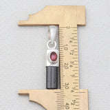 925 Sterling Silver Black Tourmaline Pendants