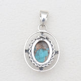 925 Silver Turquoise Spiny Oyster Pendants