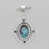 925 Silver Turquoise Spiny Oyster Pendants