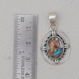 925 Silver Turquoise Spiny Oyster Pendants