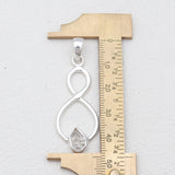 925 Silver Herkimer Quartz Pendants