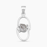925 Silver Herkimer Quartz Pendants