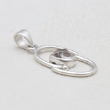 925 Silver Herkimer Quartz Pendants