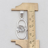 925 Silver Herkimer Quartz Pendants