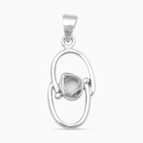 925 Silver Herkimer Quartz Pendants