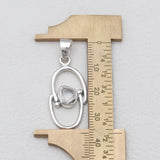 925 Silver Herkimer Quartz Pendants