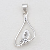 925 Sterling Silver Herkimer Quartz Pendants