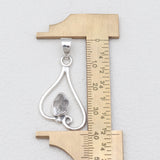 925 Sterling Silver Herkimer Quartz Pendants