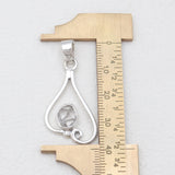 925 Sterling Silver Herkimer Quartz Pendants