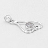 925 Sterling Silver Herkimer Quartz Pendants