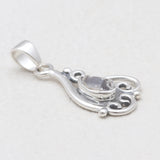 925 Silver Herkimer Quartz Pendants