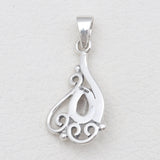 925 Silver Herkimer Quartz Pendants