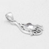 925 Silver Herkimer Quartz Pendants