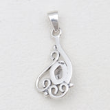 925 Silver Herkimer Quartz Pendants