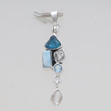 925 Sterling Silver Multistone Pendants