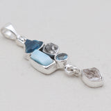 925 Sterling Silver Multistone Pendants