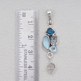 925 Sterling Silver Multistone Pendants