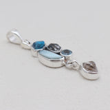 925 Sterling Silver Multistone Pendants