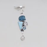925 Sterling Silver Multistone Pendants