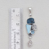 925 Sterling Silver Multistone Pendants