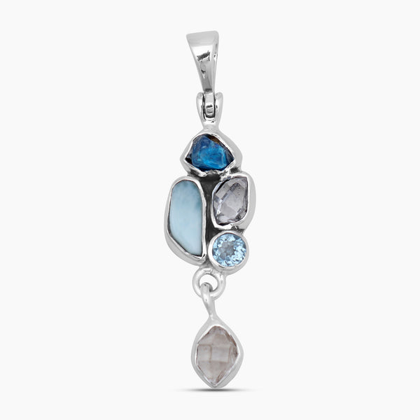 925 Sterling Silver Multistone Pendants