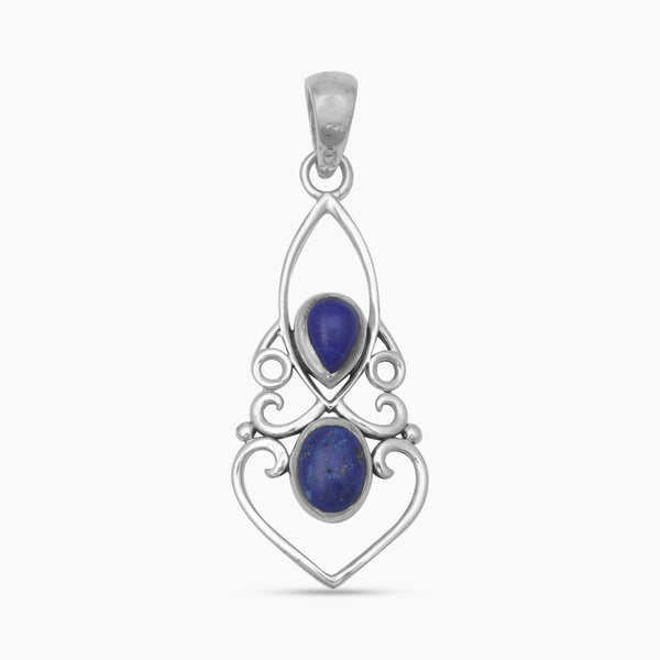 Lapis Lazuli Silver Pendants