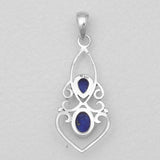 Lapis Lazuli Silver Pendants