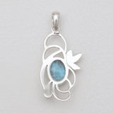 Rainbow Moonstone Silver Pendants
