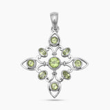 Multistone Silver Pendants