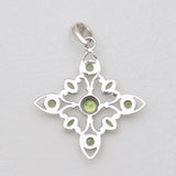 Multistone Silver Pendants