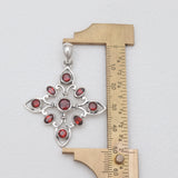 Multistone Silver Pendants