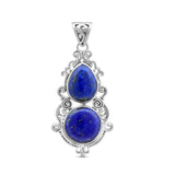 Lapis Lazuli Silver Pendant