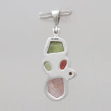 925 Sterling Silver Multistone Pendants