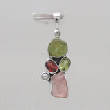 925 Sterling Silver Multistone Pendants