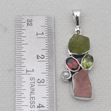 925 Sterling Silver Multistone Pendants