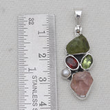 925 Sterling Silver Multistone Pendants