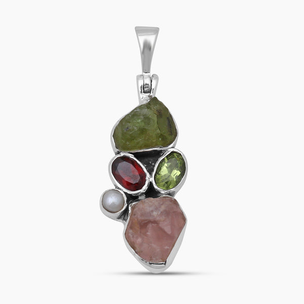 925 Sterling Silver Multistone Pendants