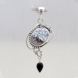 Dendritic Opal 925 Silver Pendant