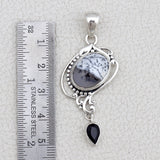 Dendritic Opal 925 Silver Pendant