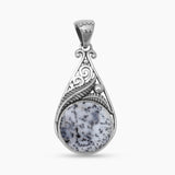 Dendritic Opal Silver Pendants