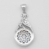 Dendritic Opal Silver Pendants