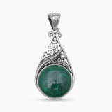 Malachite Silver Pendants