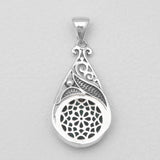 Malachite Silver Pendants