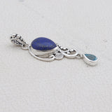 Lapis Lazuli 925 Silver Pendant