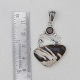 Peanut Wood Jasper Silver Pendants