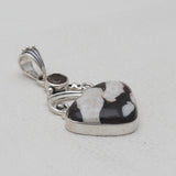 Peanut Wood Jasper Silver Pendants