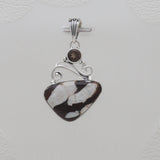 Peanut Wood Jasper Silver Pendants