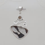 Peanut Wood Jasper Silver Pendants