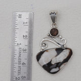 Peanut Wood Jasper Silver Pendants